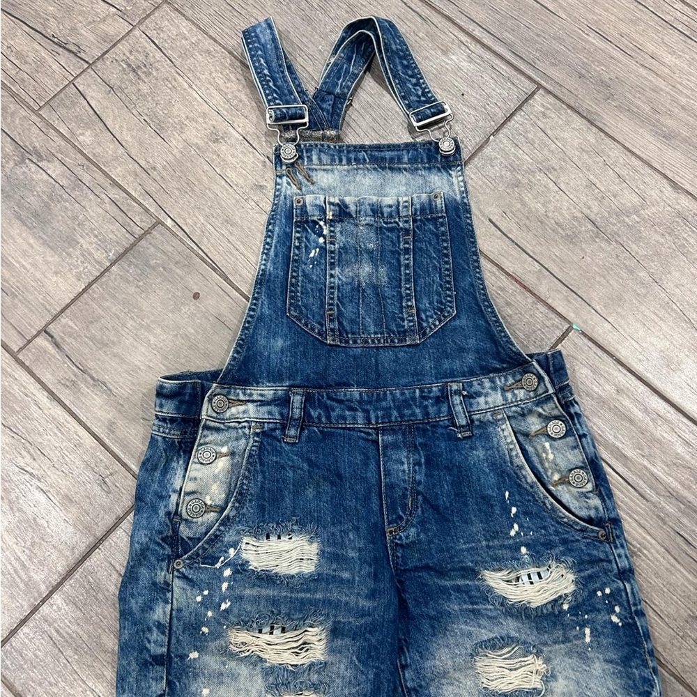 Garage Blue Distressed Jeans Casual Fit